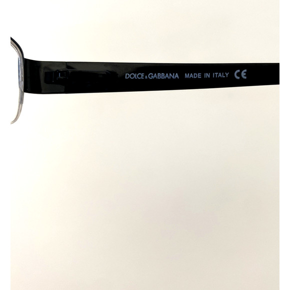 Dolce & Gabbana Eyeglasses Rectangular Half Rim Black DG 1110 01 52 17 135 main image 4